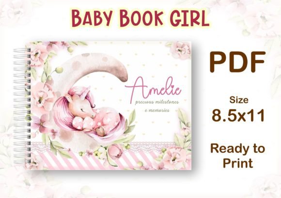 Download Baby Book Girl - Unicorn - Unicorn Collection